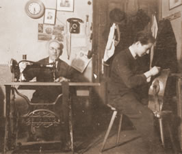 Hubert St&ouml;bich (re) mit seinem Lehrmeister